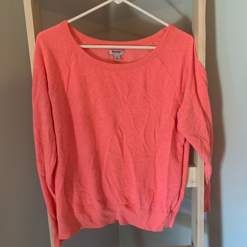 Lightweight Old Navy sweater, hot pink, medium